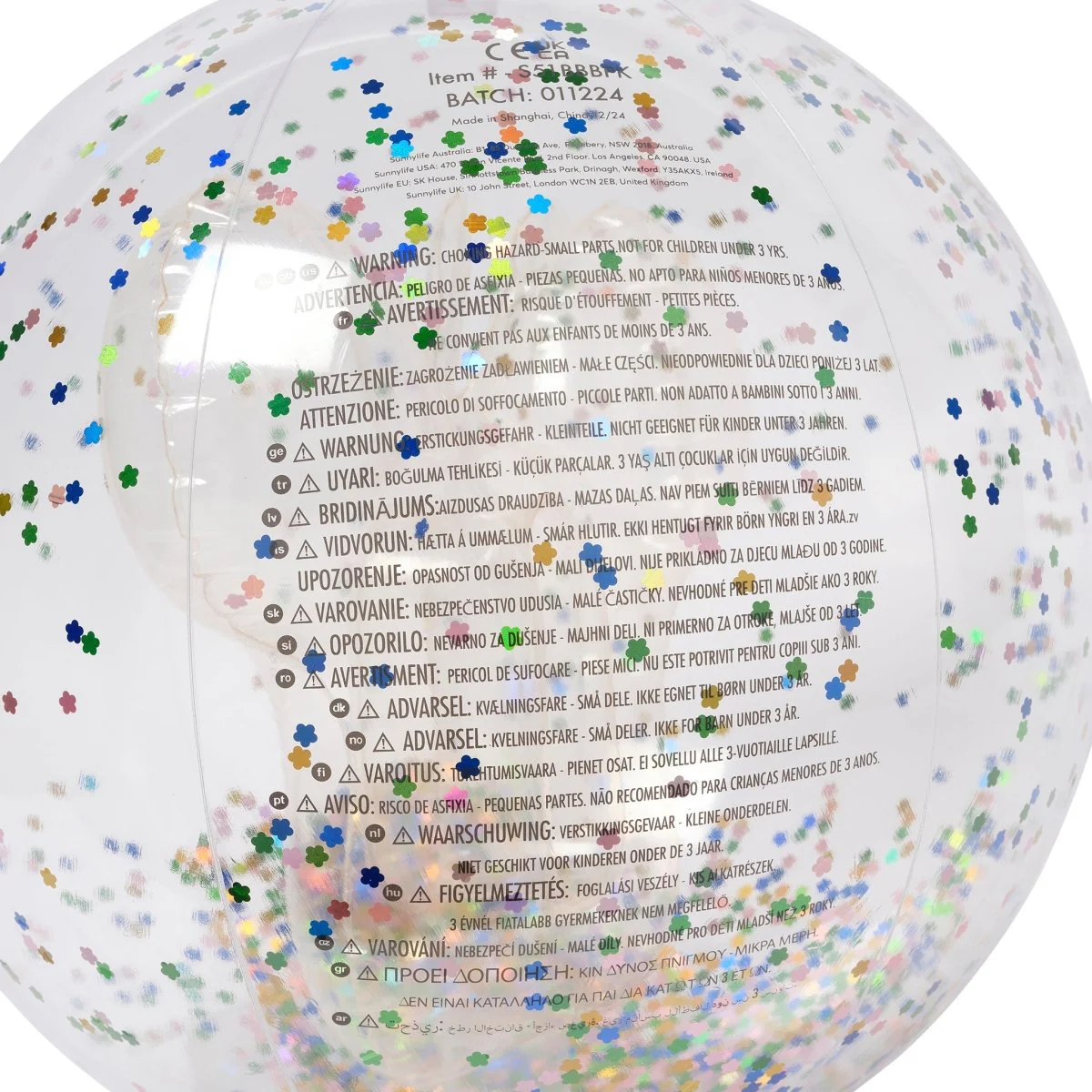 3D Inflatable Beach Ball - Cotton Candy - Image 6