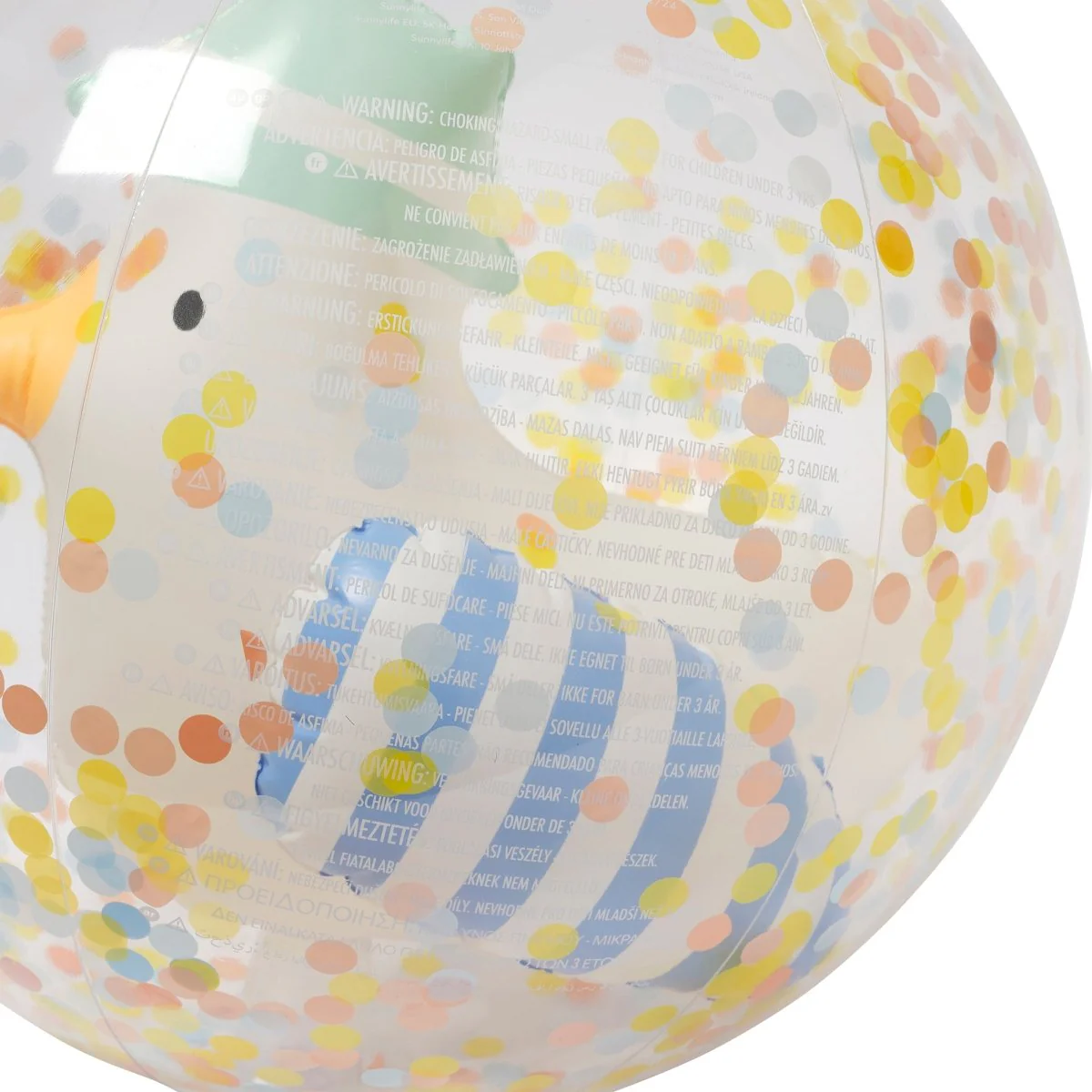3D Inflatable Beach Ball - Sammy the Seagull - Image 7