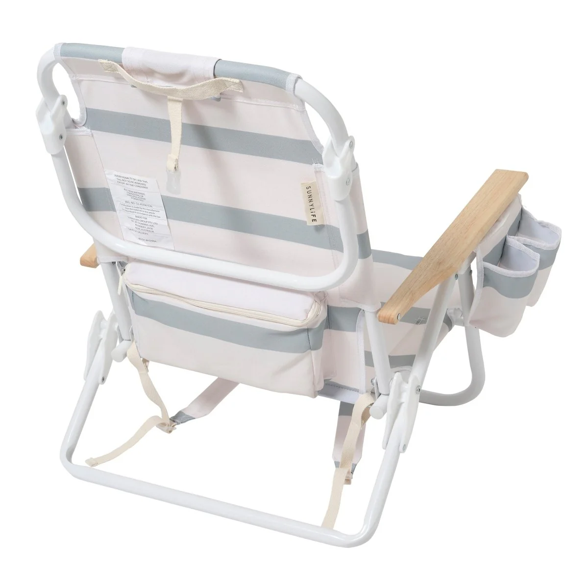 Deluxe Beach Chair - Sea Sage Stripe - Image 7