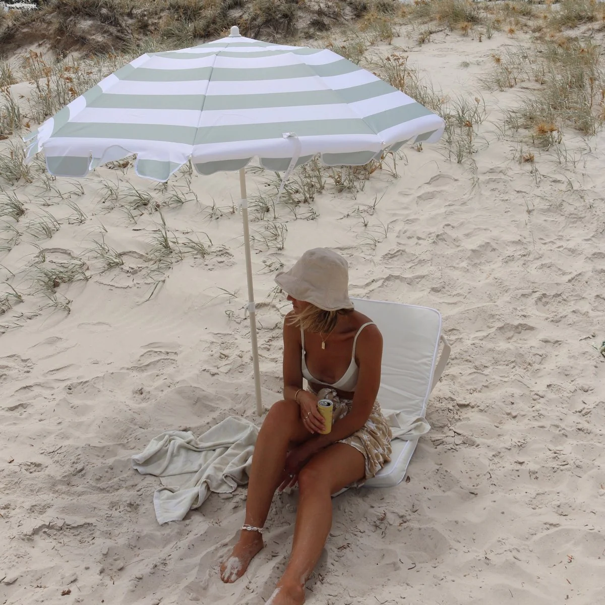 Compact Beach Umbrella - Sea Sage - Image 3