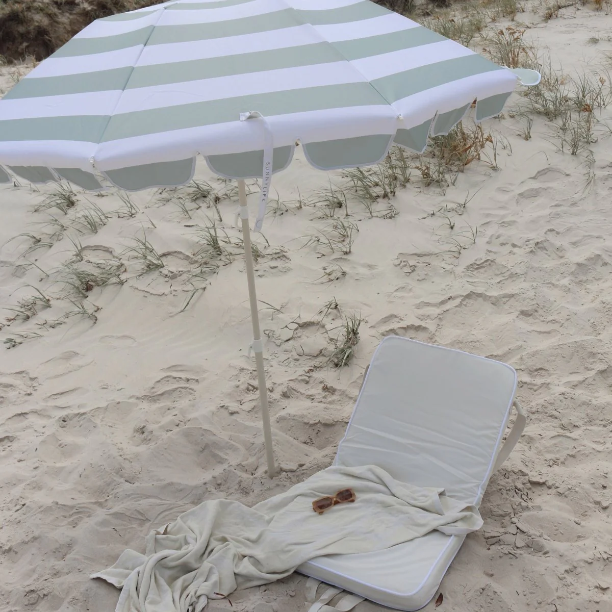 Compact Beach Umbrella - Sea Sage - Image 4