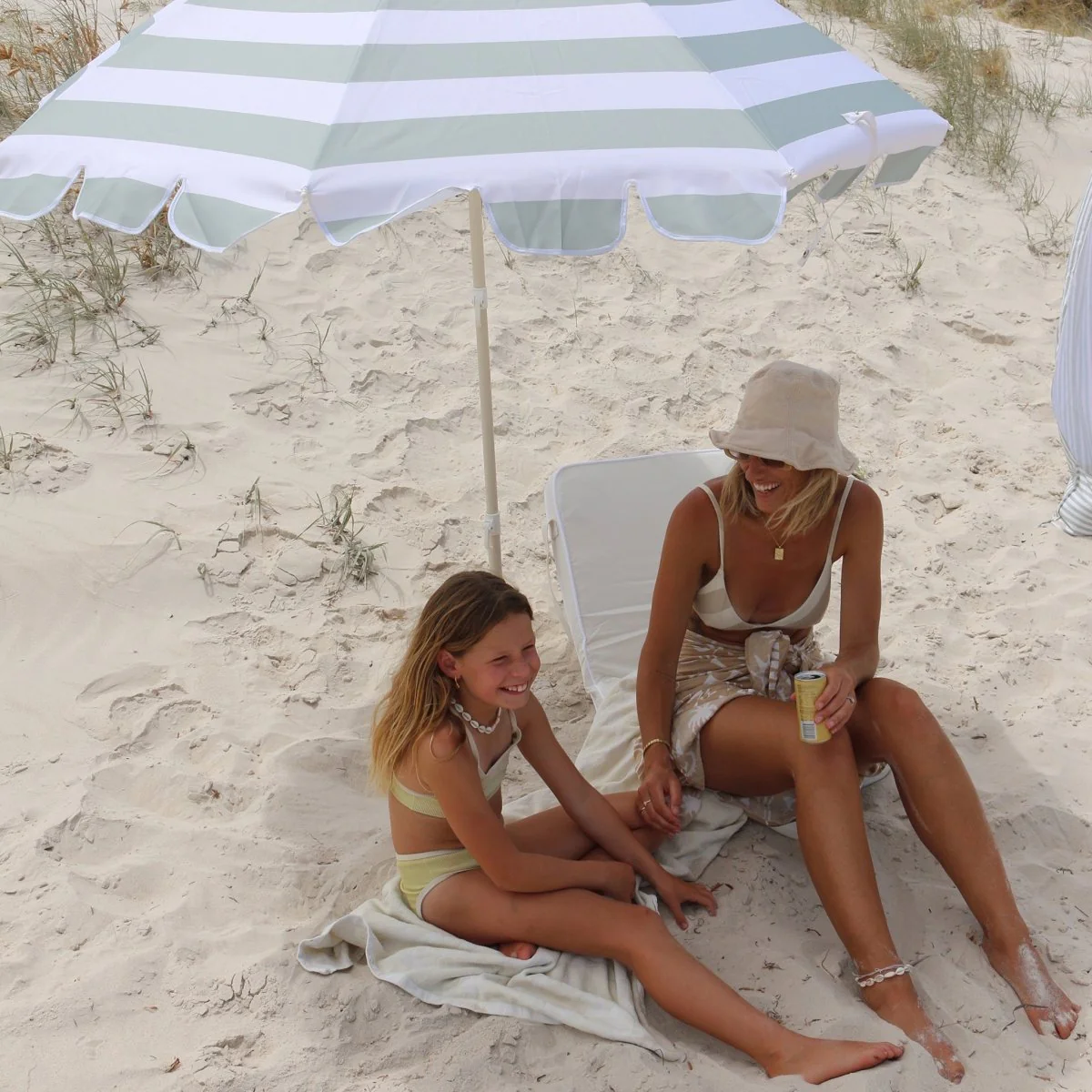 Compact Beach Umbrella - Sea Sage - Image 5