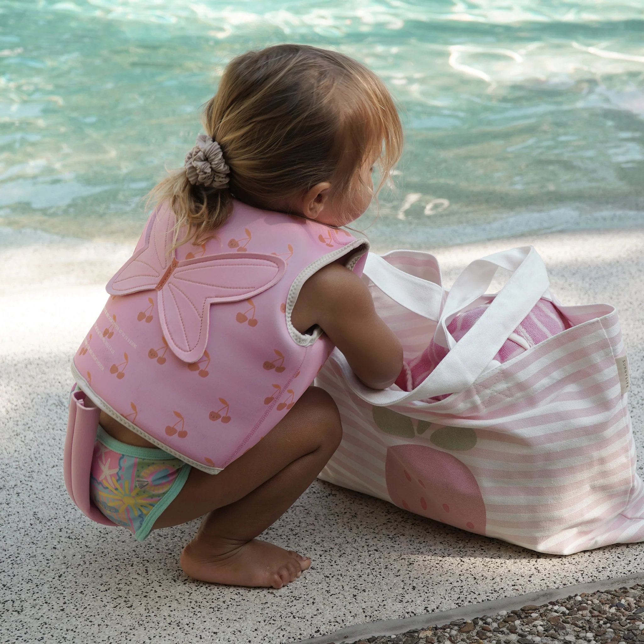 Kids Swim Vest 1-2 - Cotton Candy - Image 5
