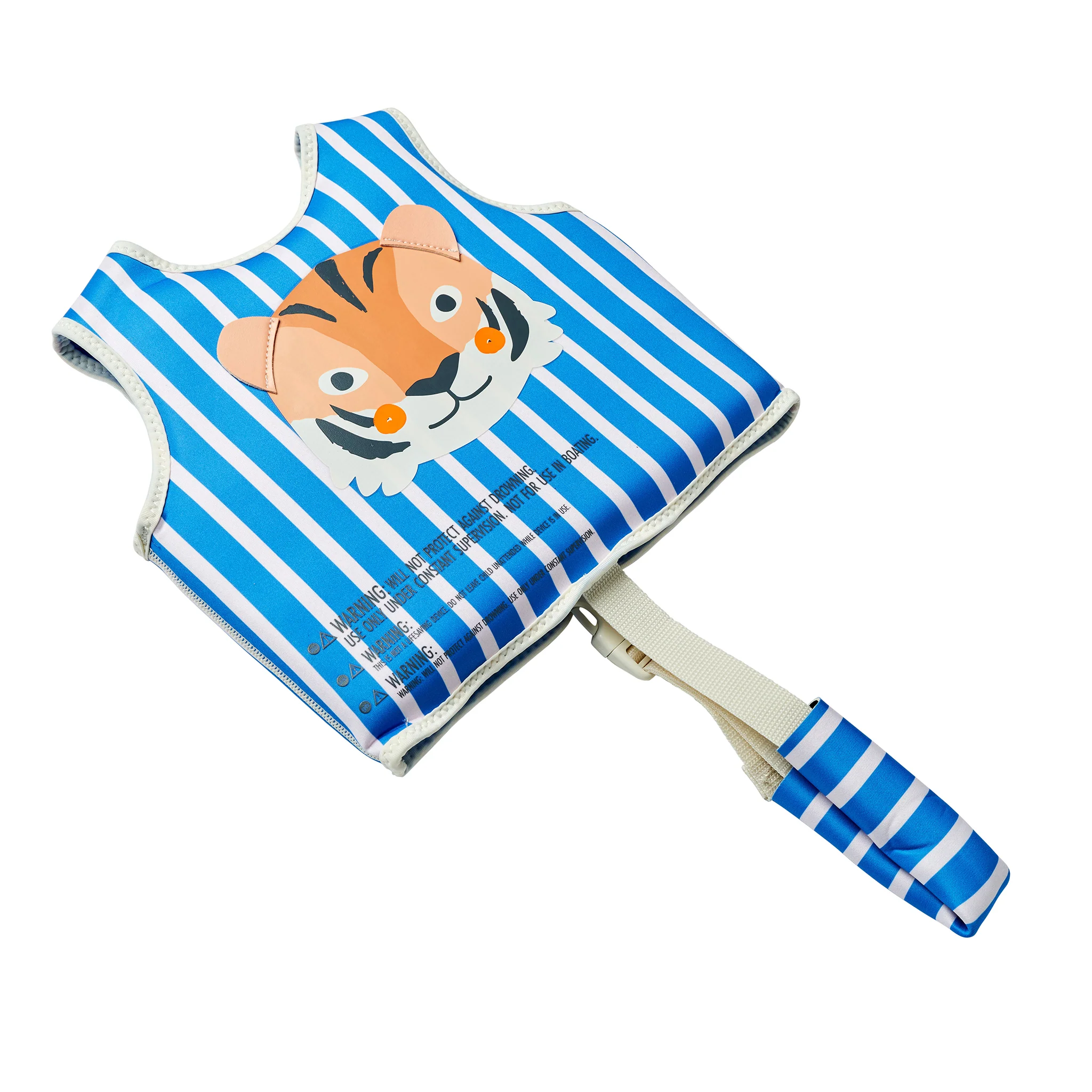 Kids Swim Vest 1-2 - Tino the Tiger Blue - Image 8