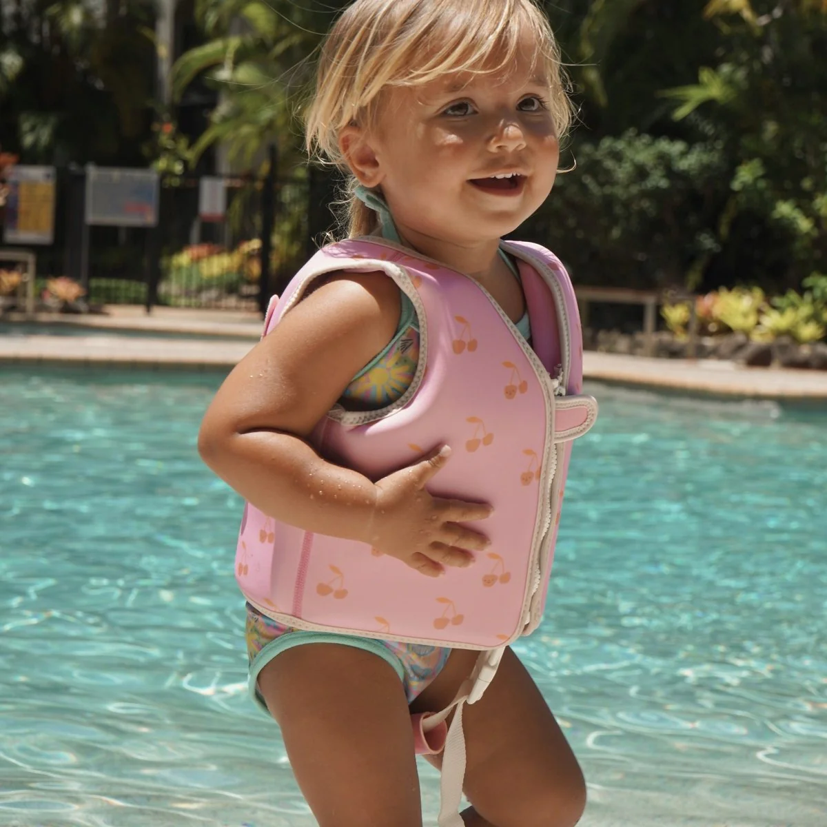 Kids Swim Vest 2-3 - Cotton Candy - Image 3