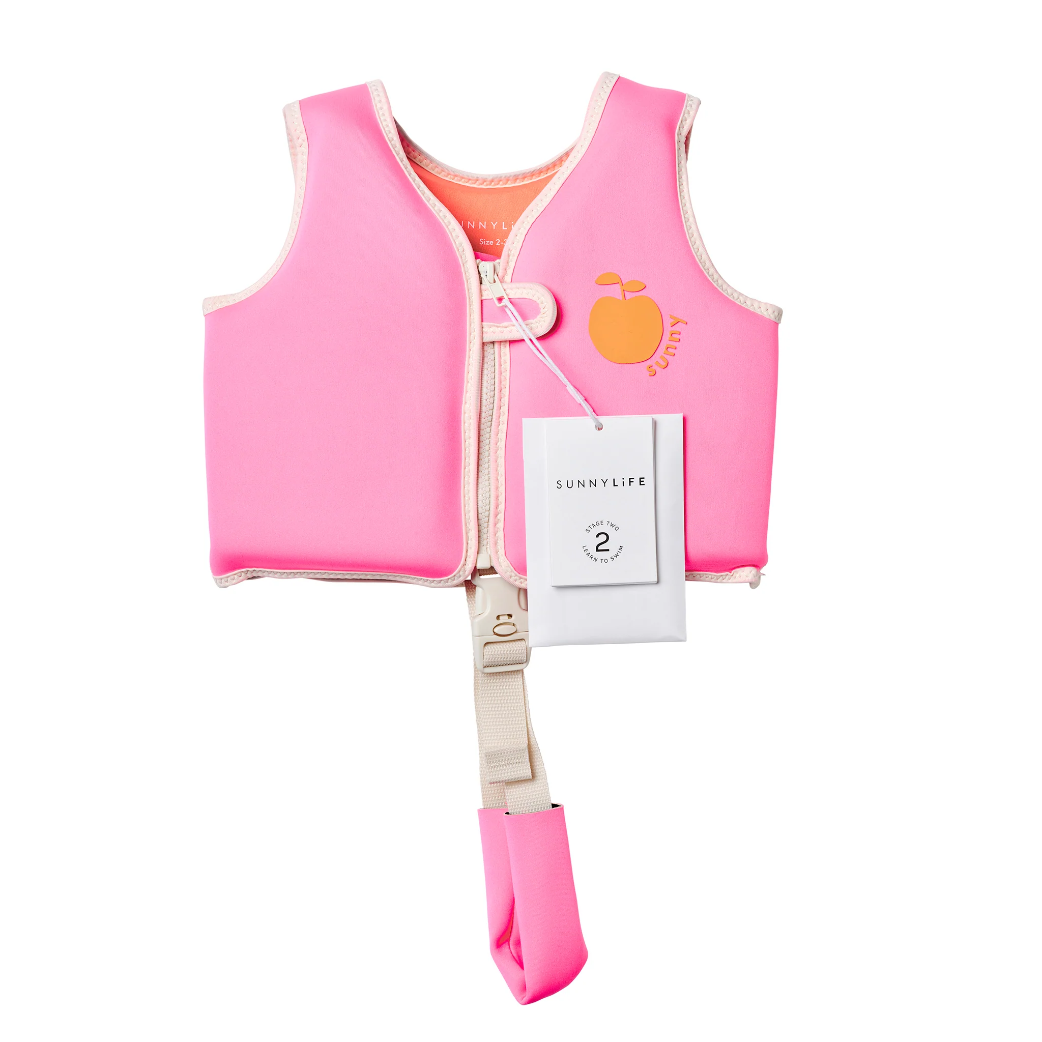 Kids Swim Vest 2-3 - Poppy the Peach - Image 8