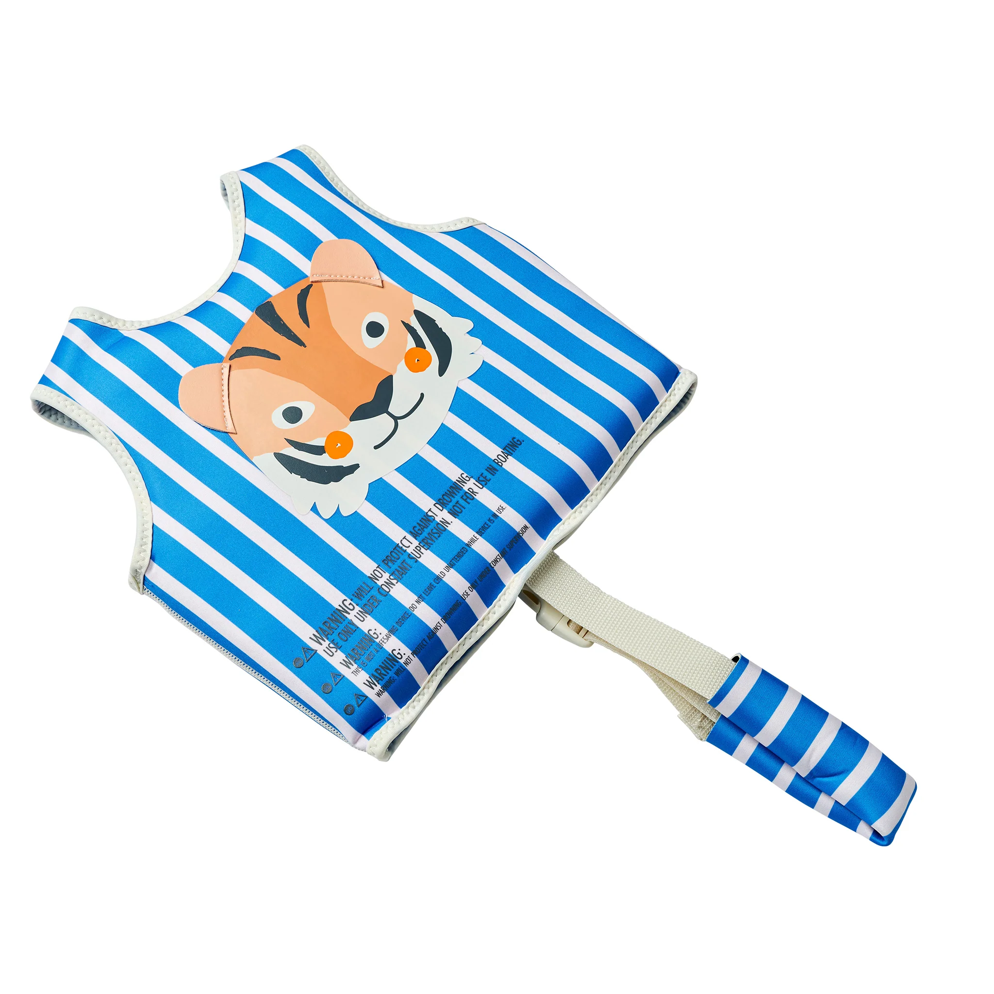 Kids Swim Vest 2-3 - Tino the Tiger Blue - Image 5