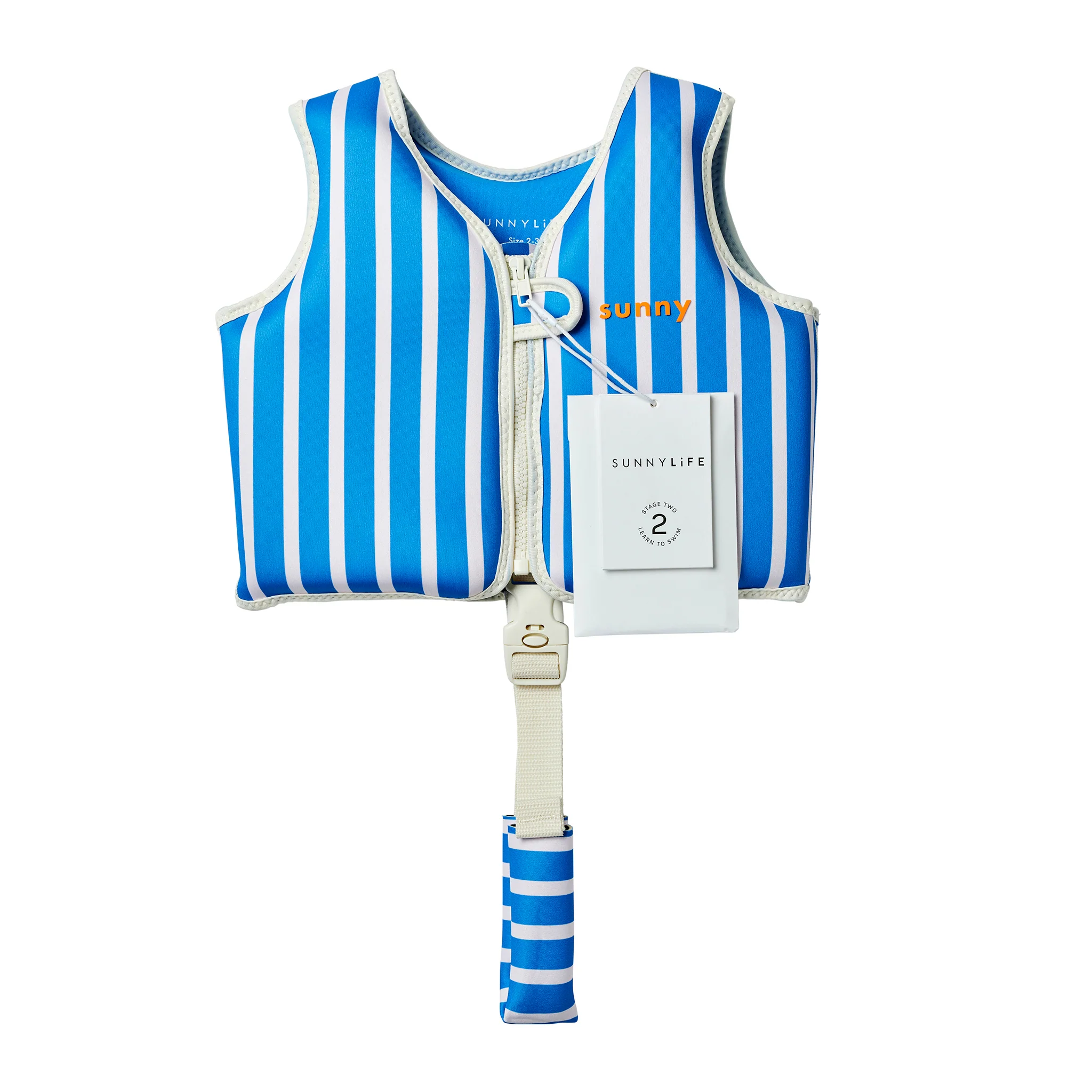 Kids Swim Vest 2-3 - Tino the Tiger Blue - Image 8