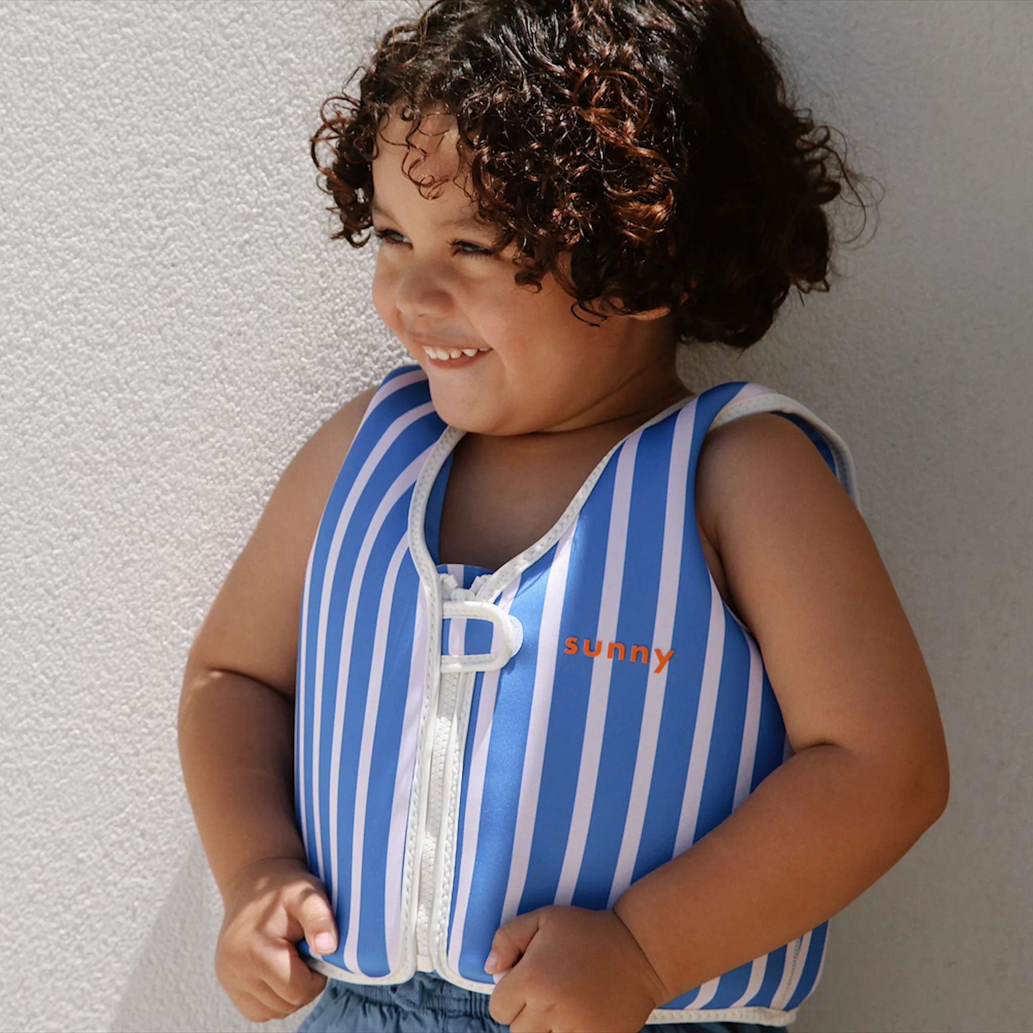 Kids Swim Vest 3-6 - Tino the Tiger Blue - Image 4