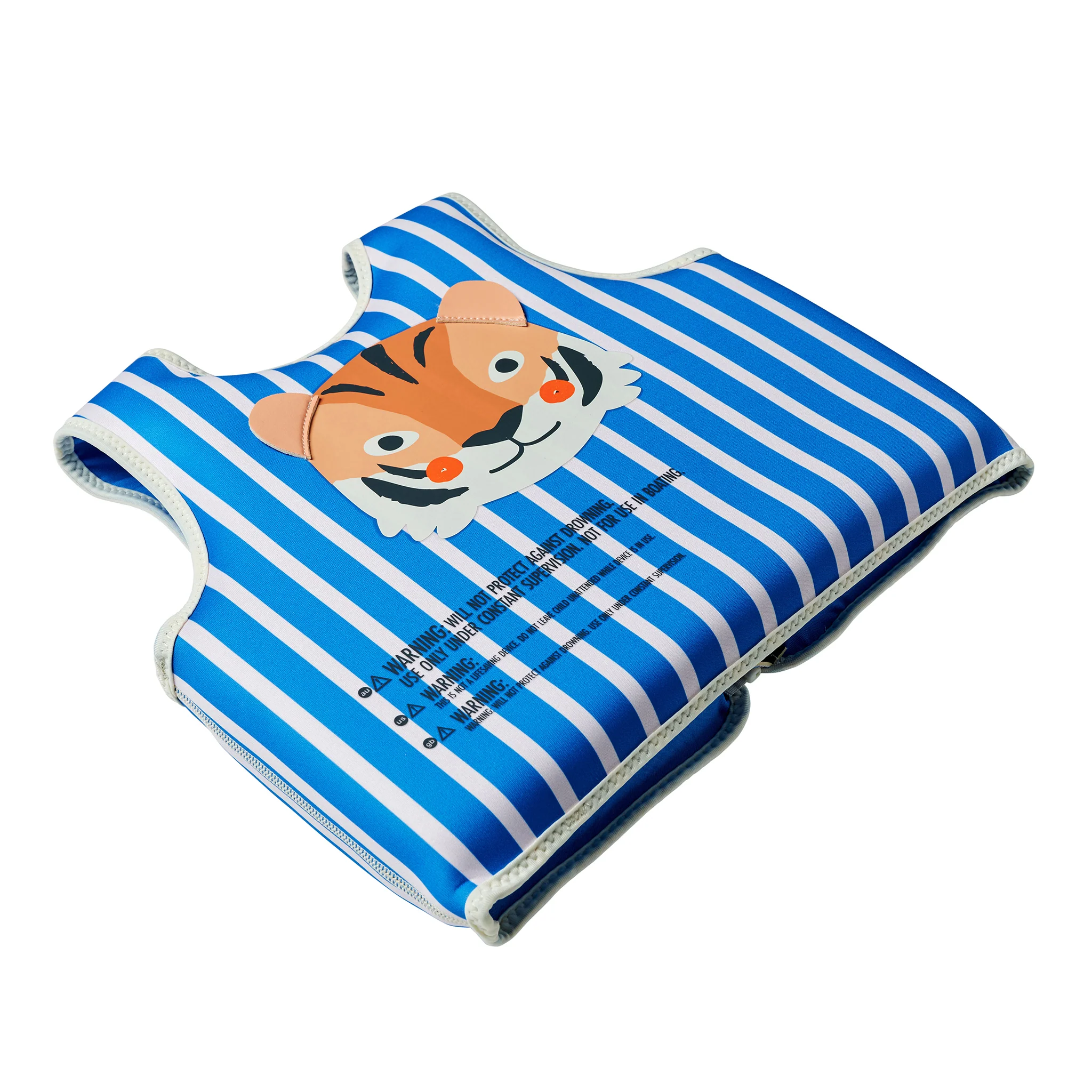 Kids Swim Vest 3-6 - Tino the Tiger Blue - Image 8