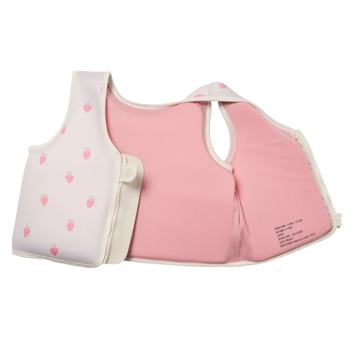 Kids Swim Vest 3-6 - Strawberry Sunshine - Image 6