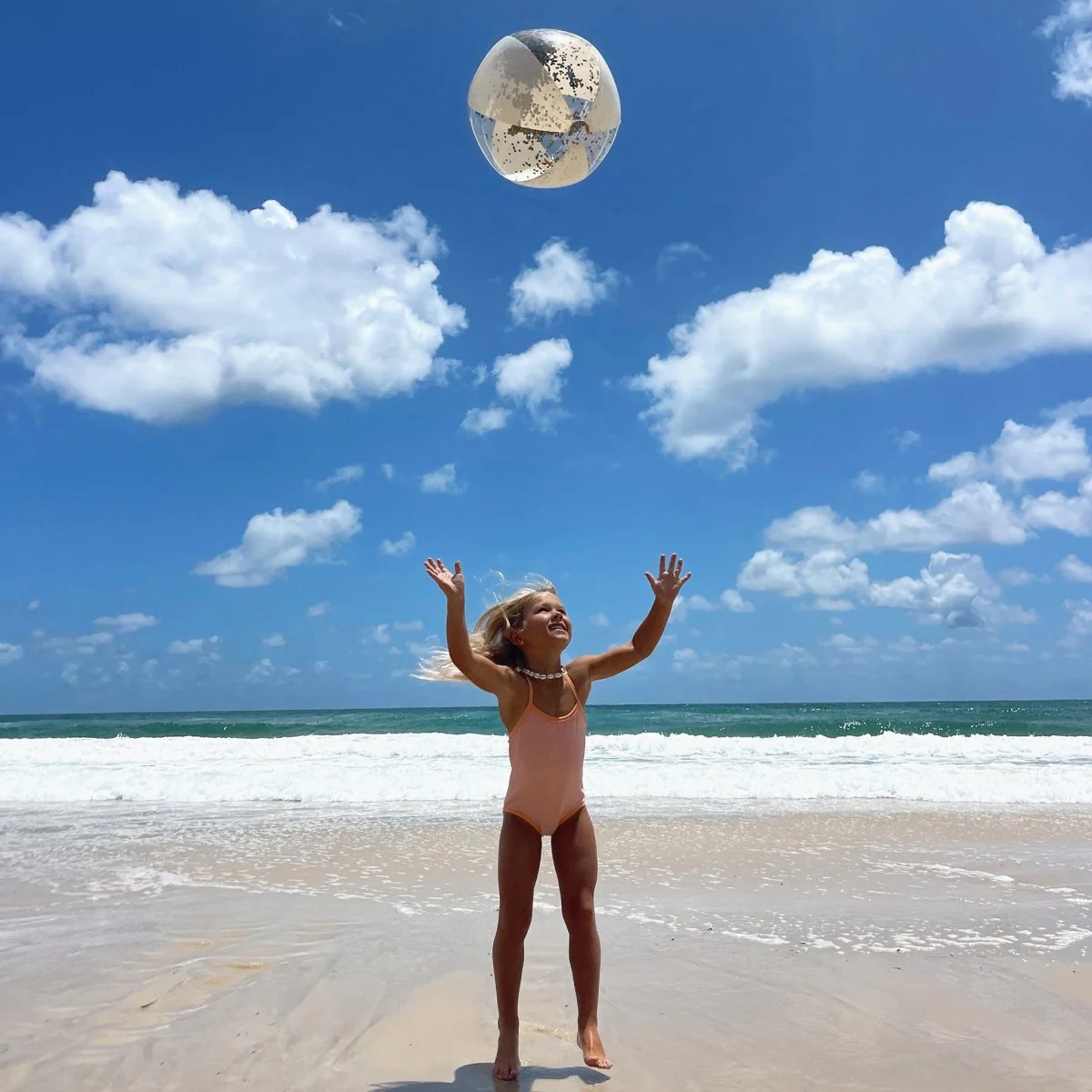 Inflatable Beach Ball - Cotton Candy - Image 5