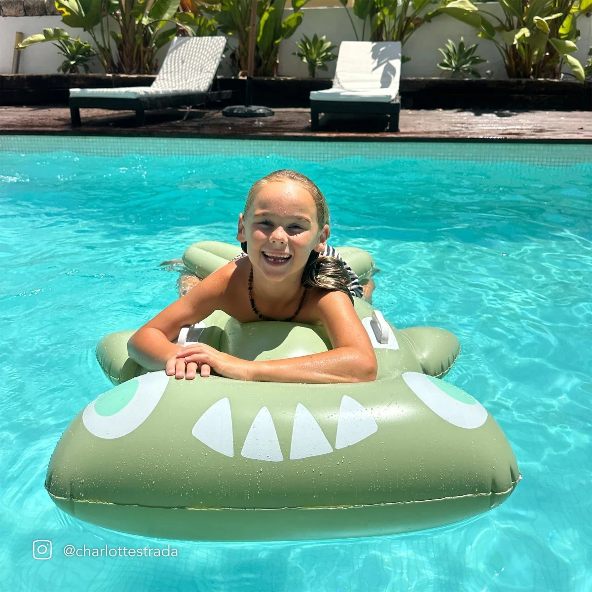 Kids Lie-On Float - Salty the Shark - Image 3