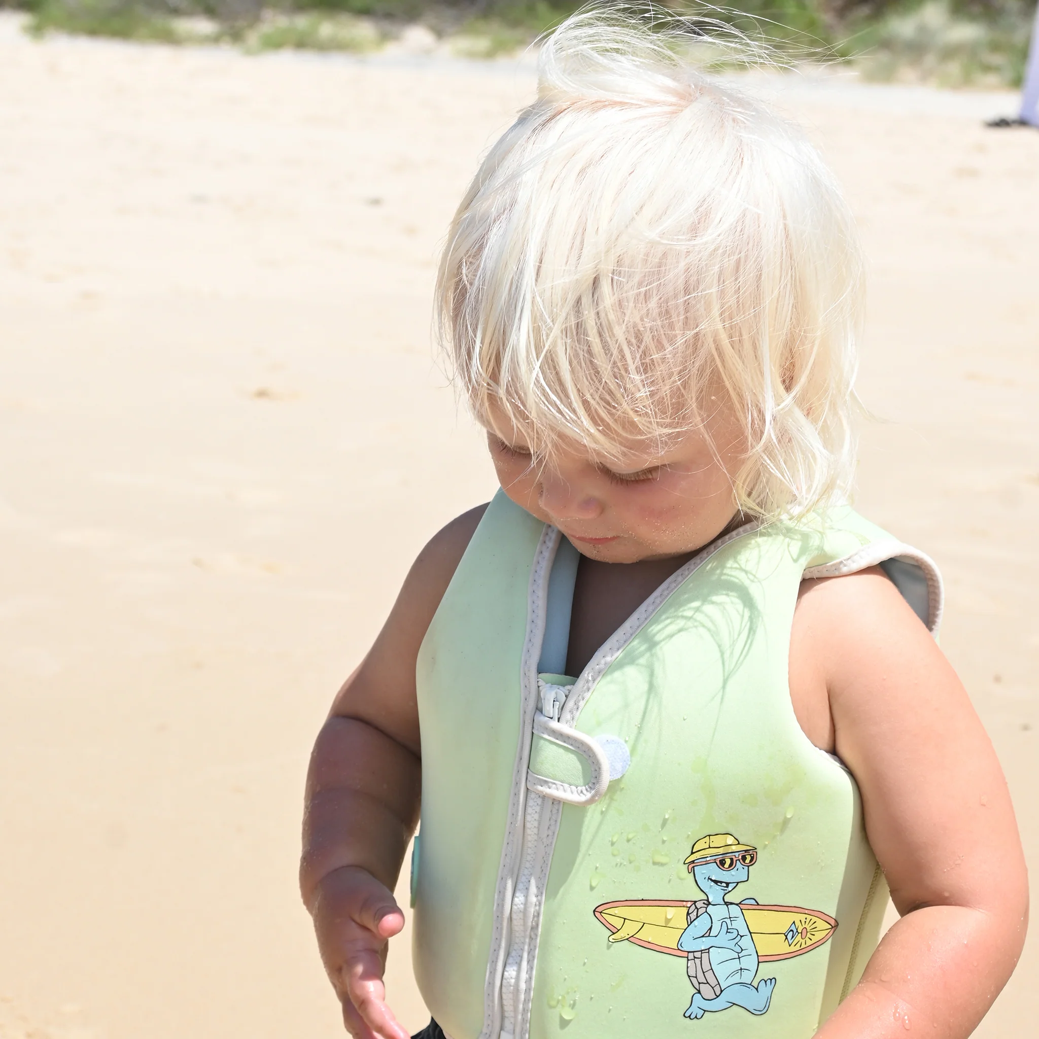 Kids Swim Vest 2-3 - Shred Turtle - Image 2