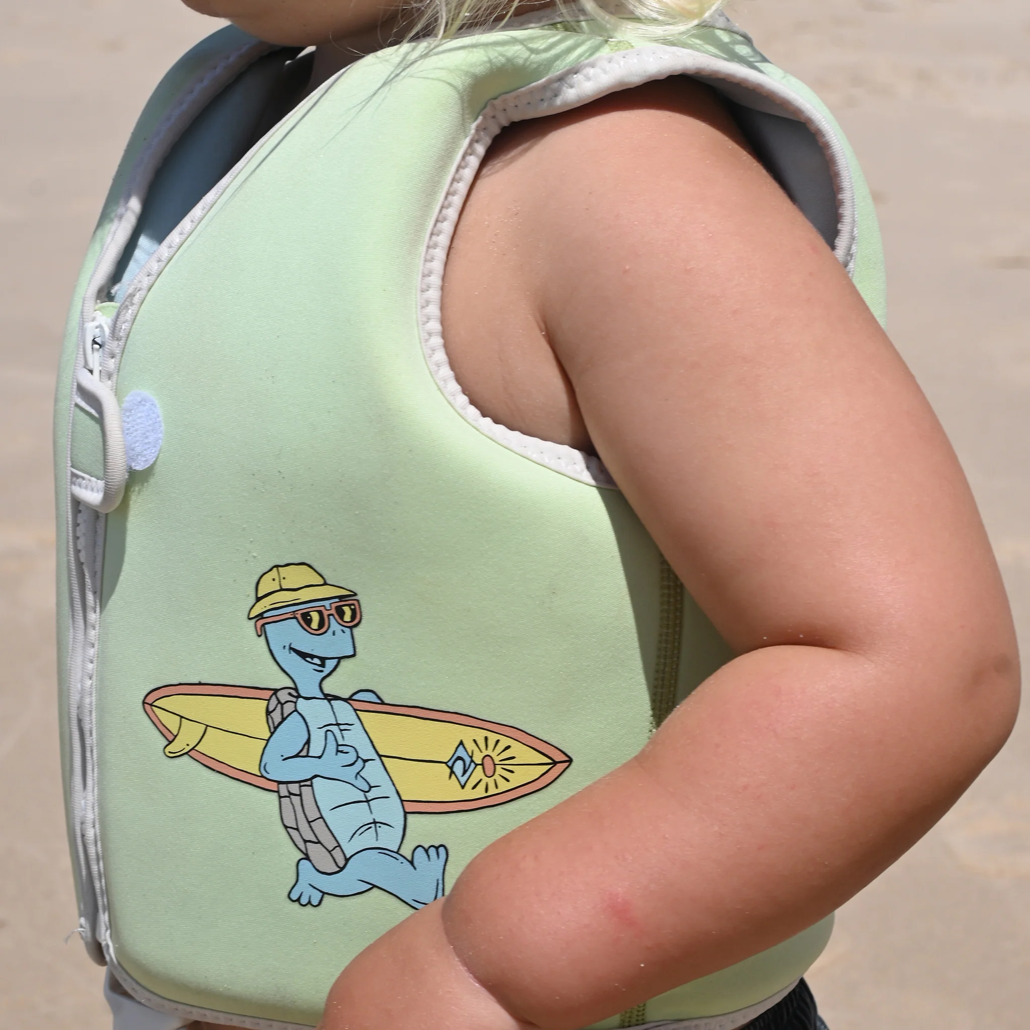 Kids Swim Vest 2-3 - Shred Turtle - Image 5