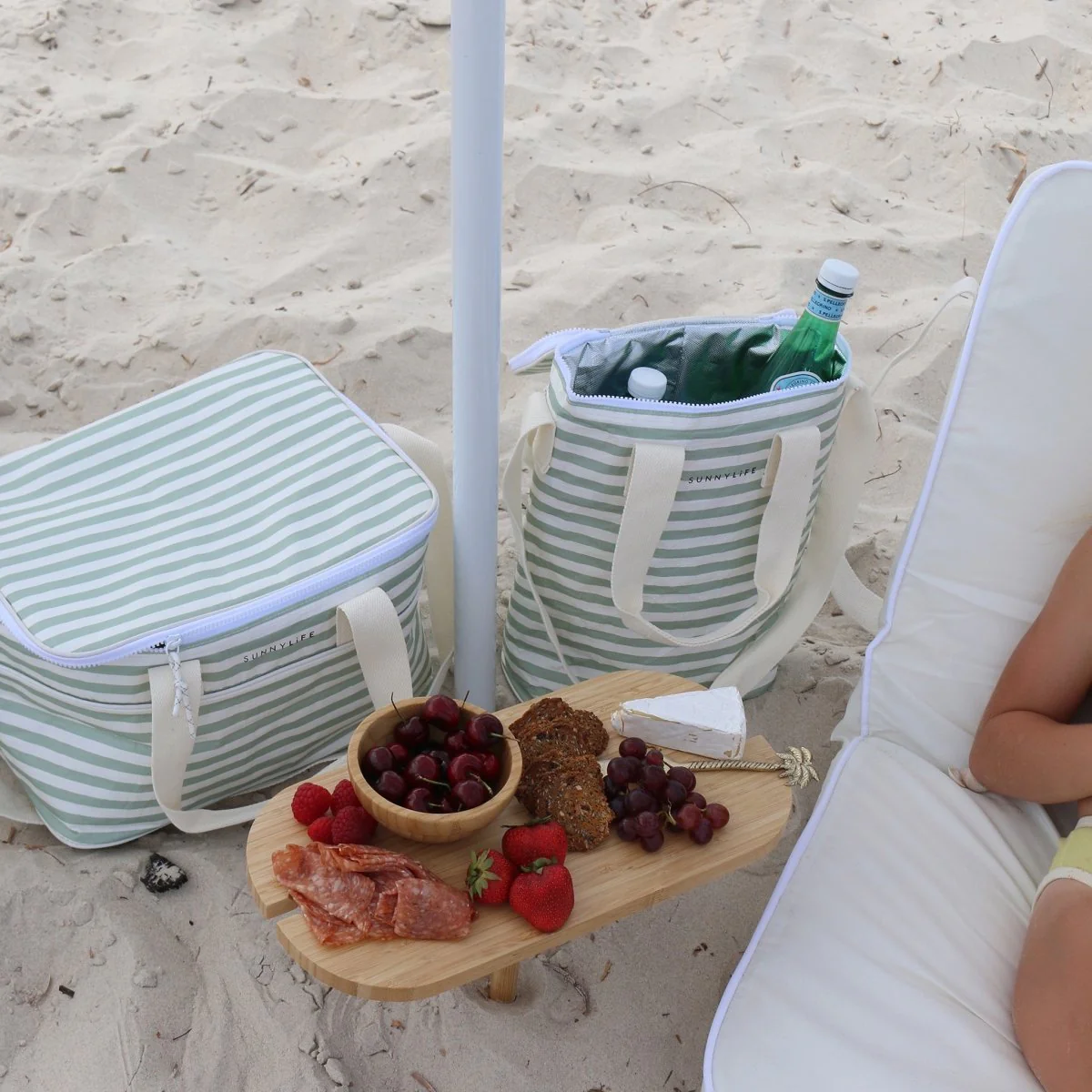 Light Cooler Drinks Bag - Sea Sage - Image 2