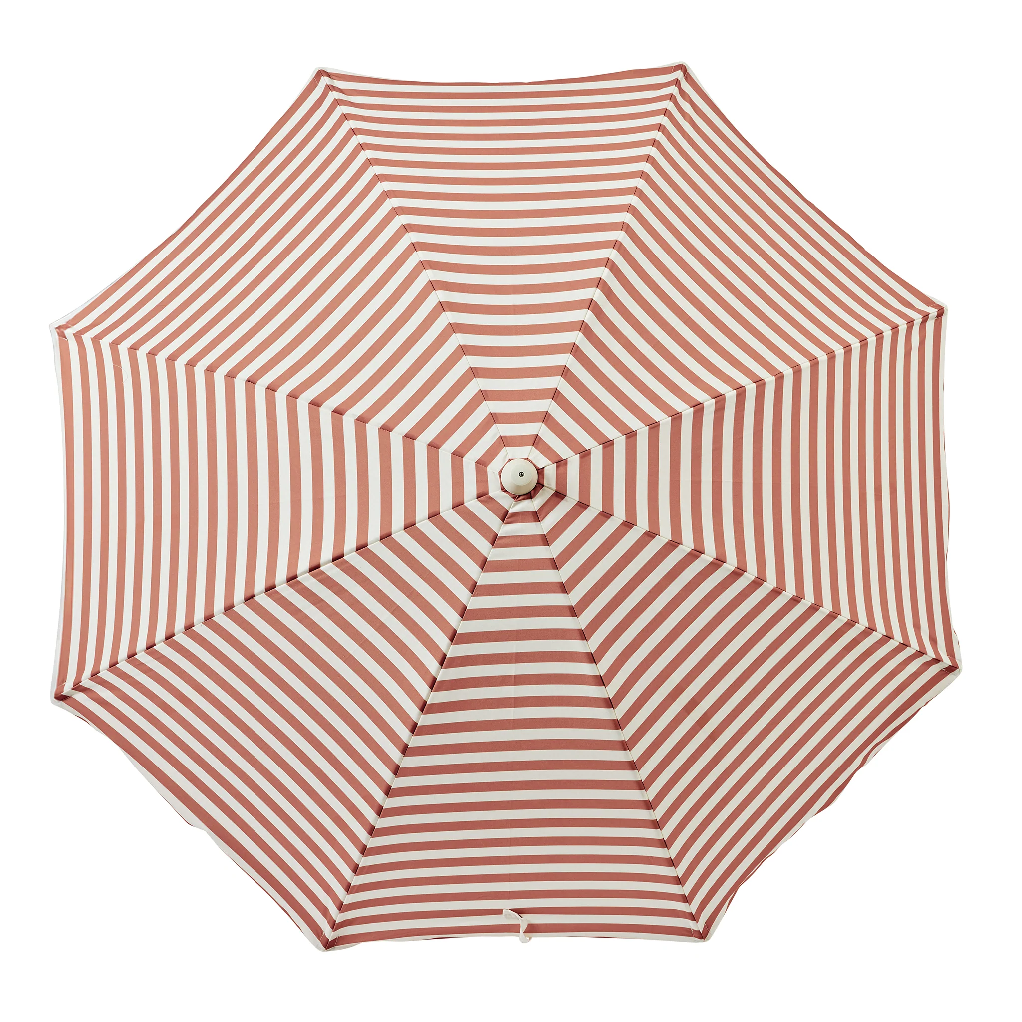 Luxe Beach Umbrella - Tierra Clay Stripe - Image 5