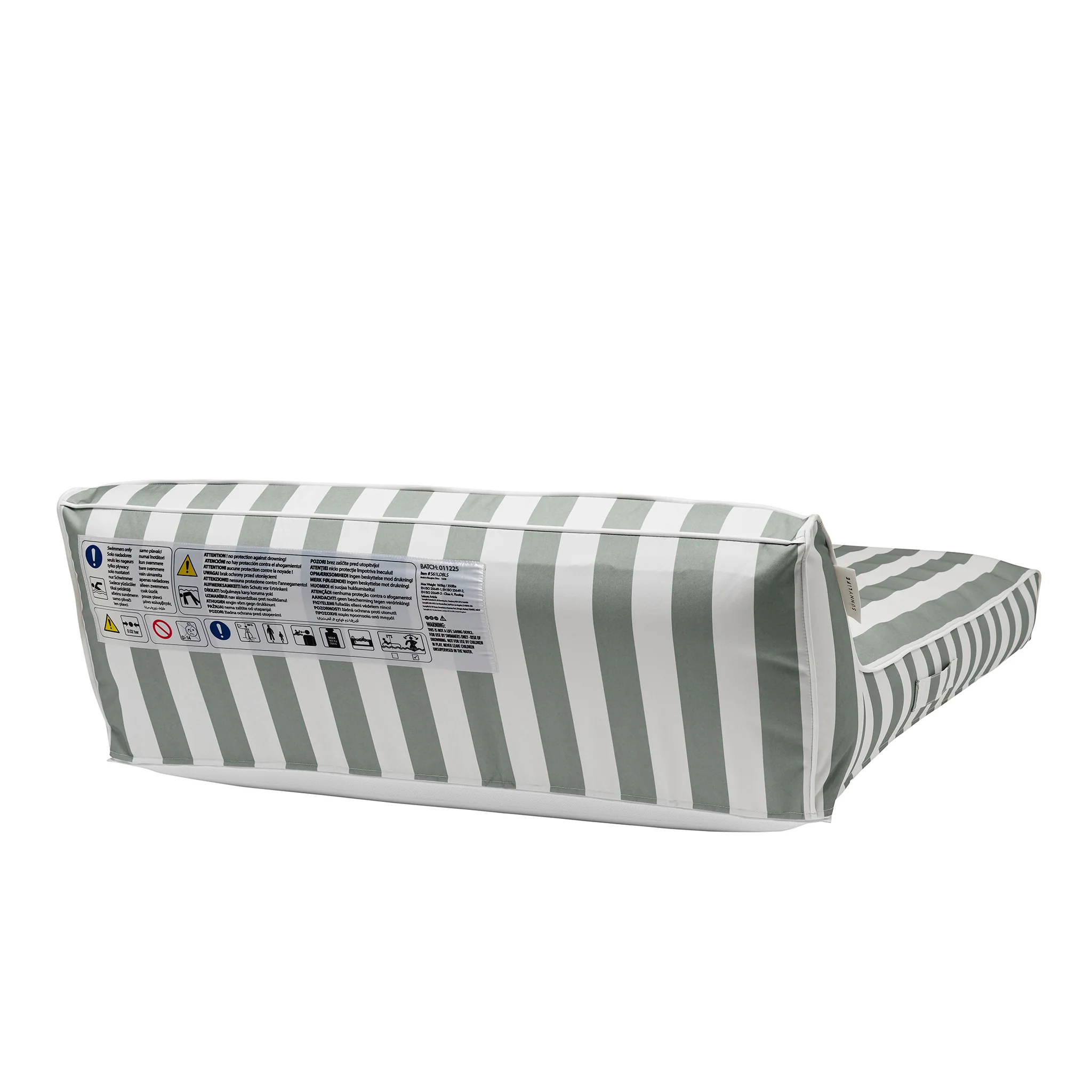 Luxe Double Lounger - Seagrass Stripe - Image 7