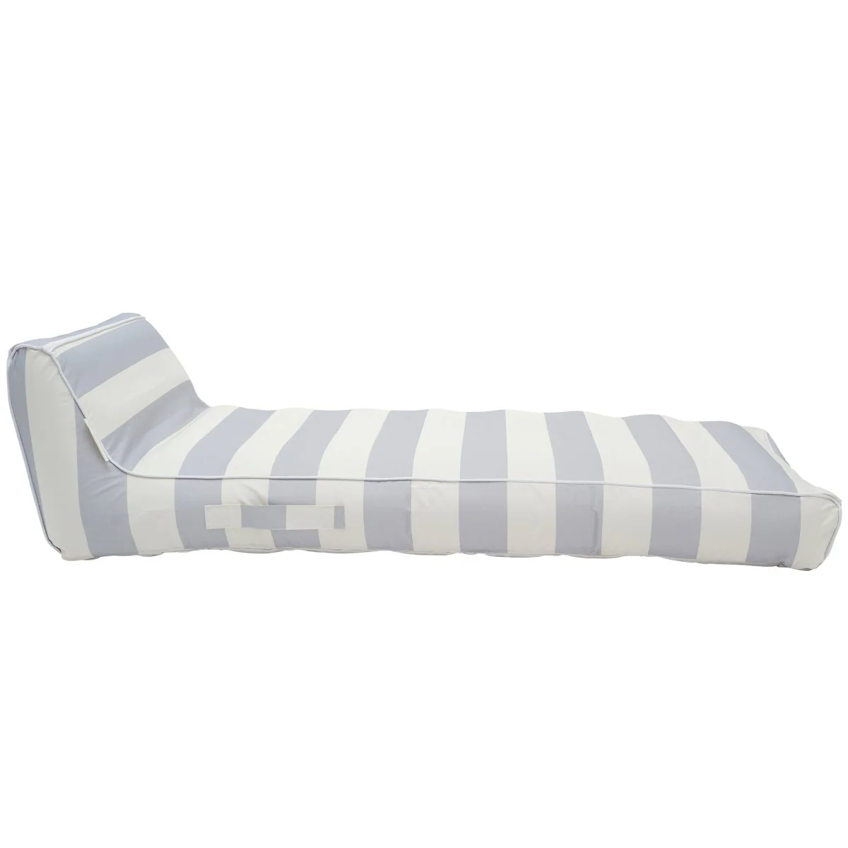 Luxe Lie-On Lounger - Blue Stripe - Image 3