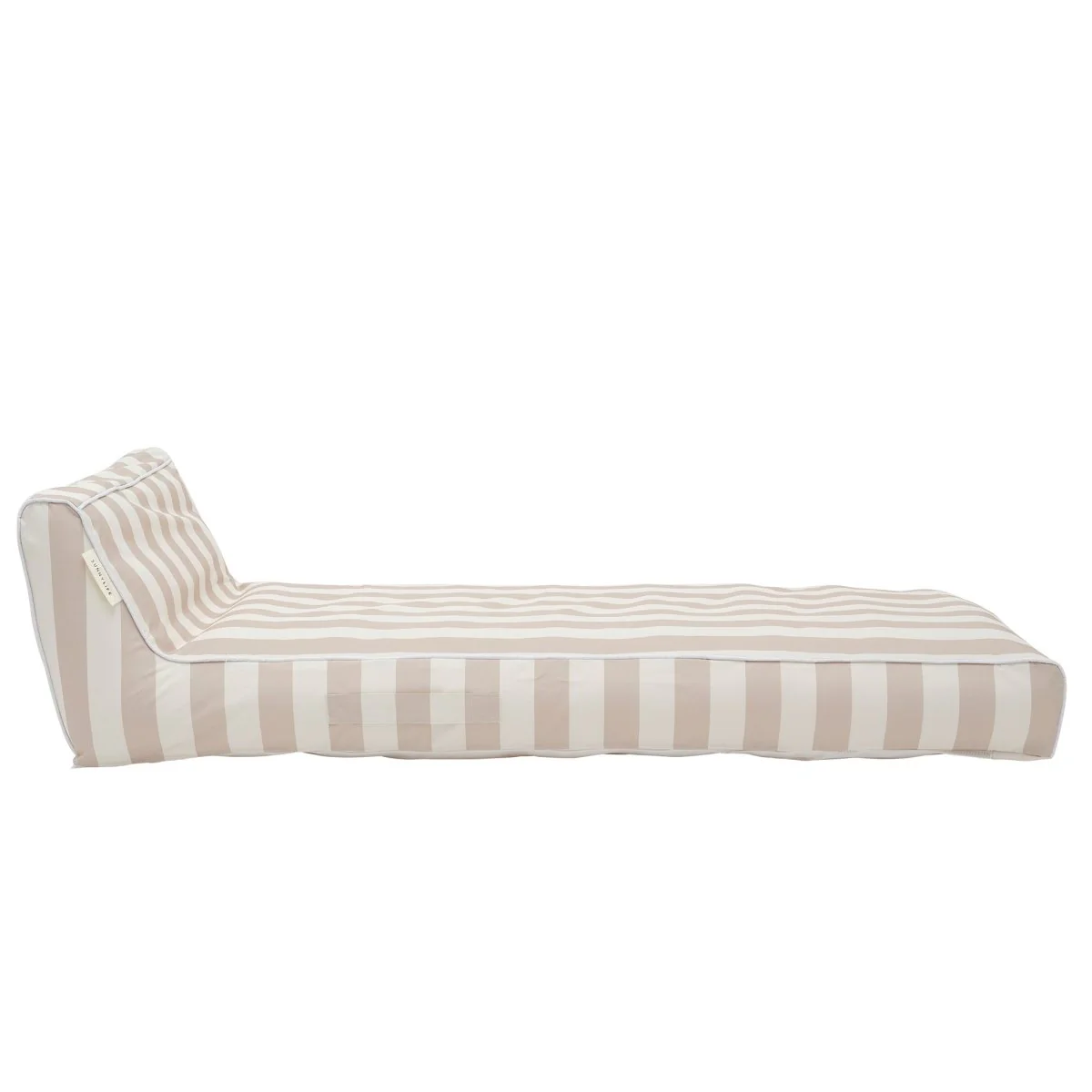 Luxe Lie-On Lounger - Oyster Stripe - Image 6
