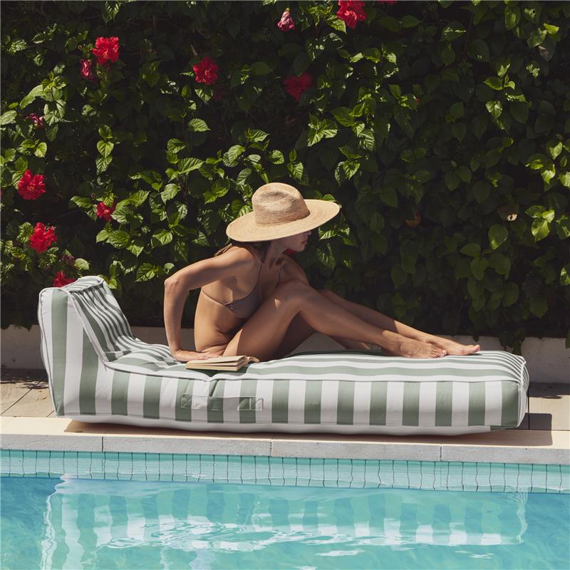 Luxe Lie-On Lounger - Seagrass Stripe - Image 5