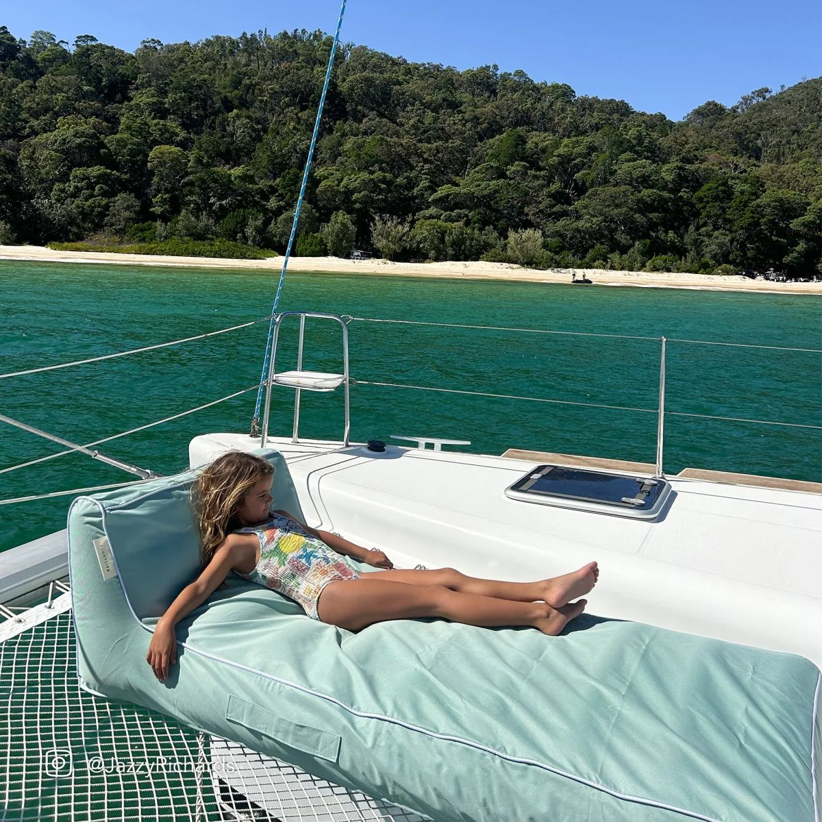 Luxe Lie-On Lounger - Sage - Image 3