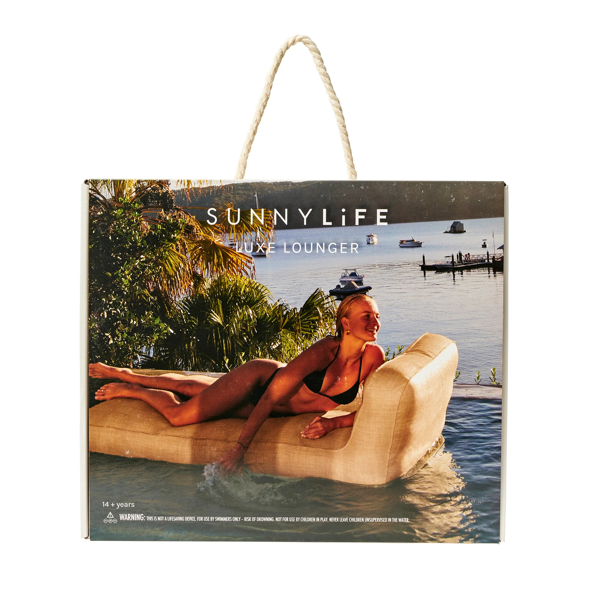 Luxe Lie-On Lounger - Rattan - Image 10