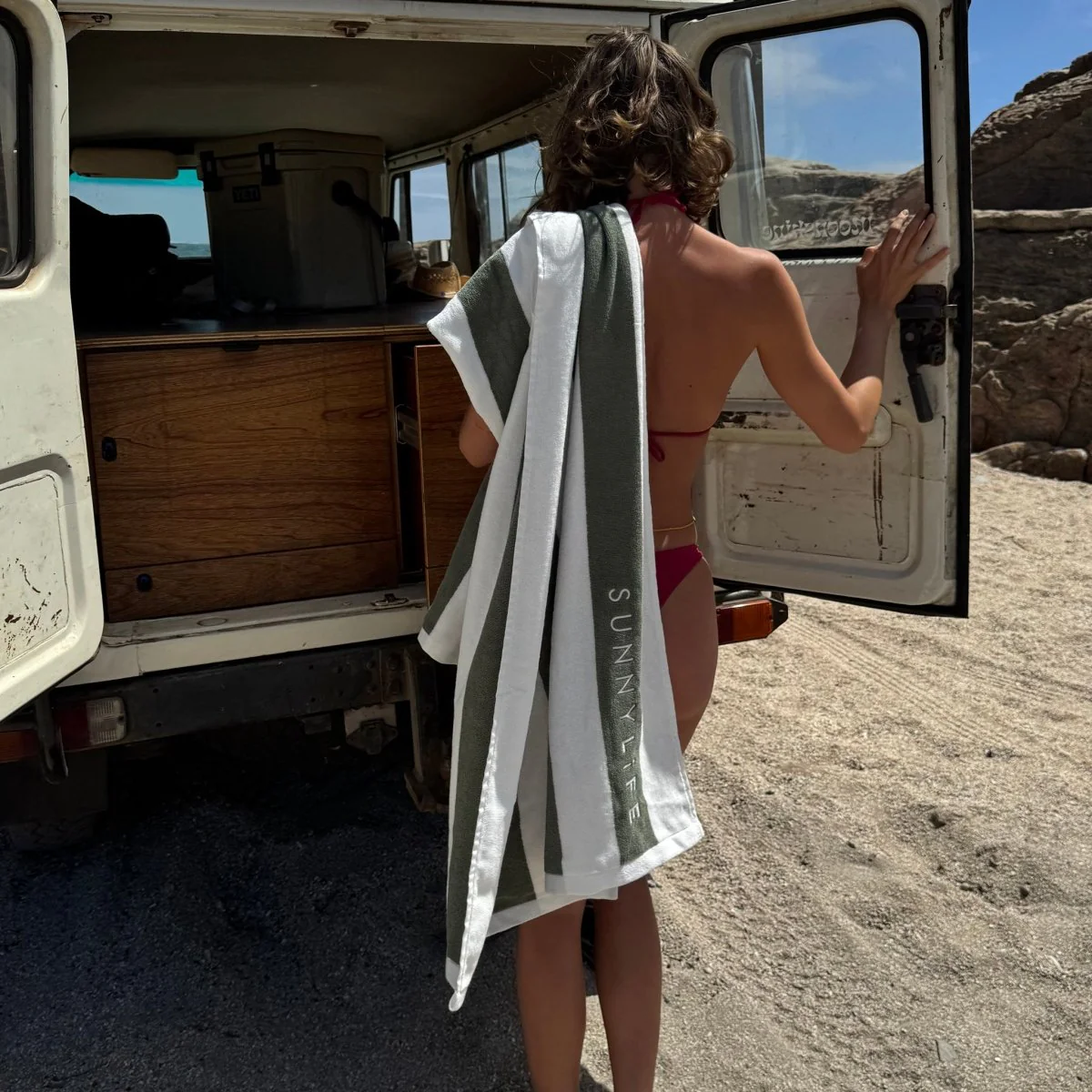 Luxe Towel - Olive - Image 3