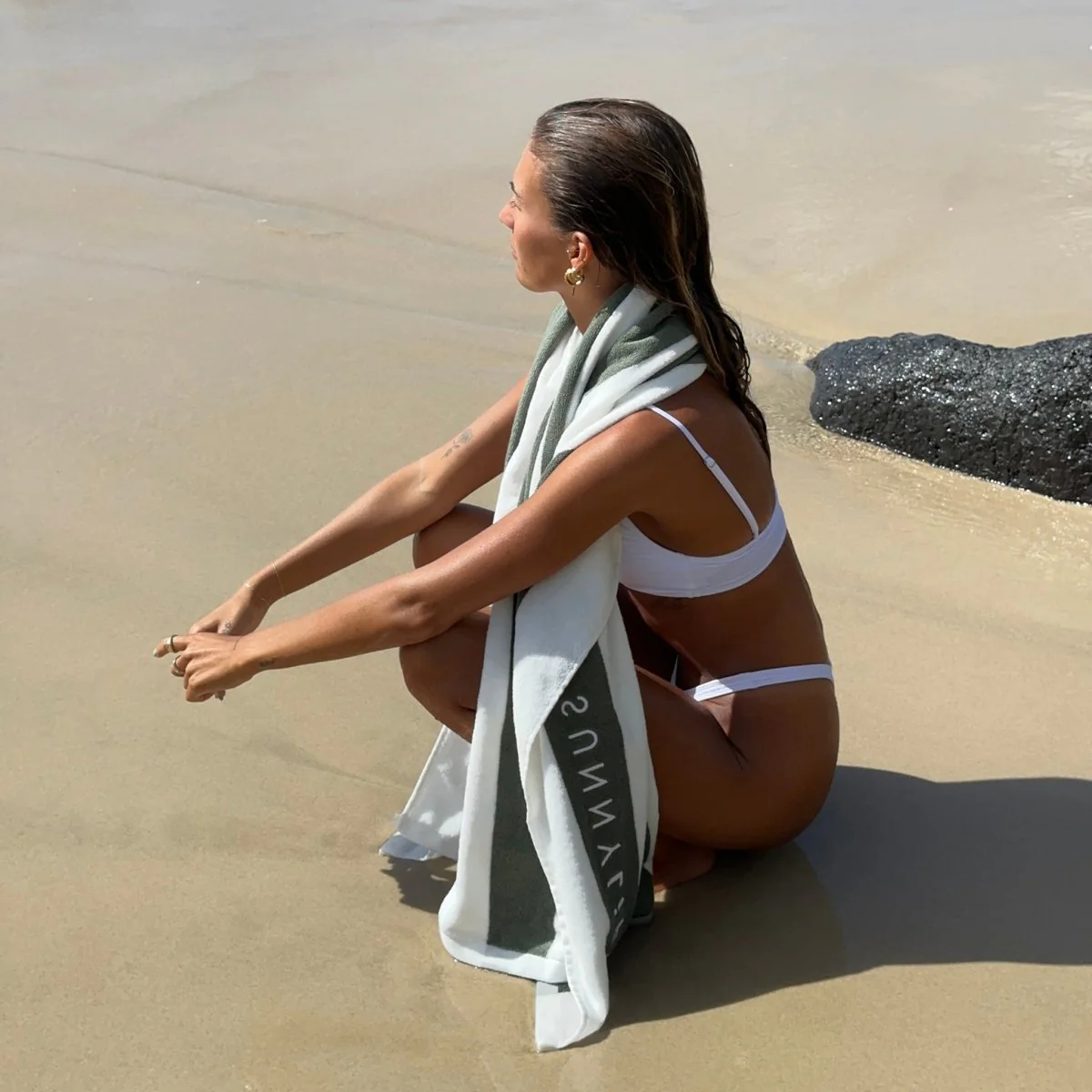 Luxe Towel - Olive - Image 5
