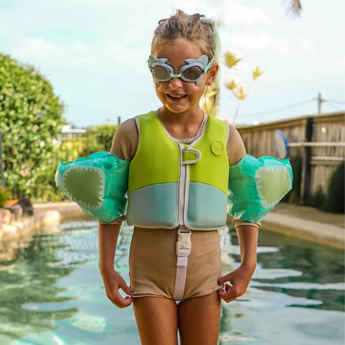 Swimming Goggles - Salty the Shark - Image 3