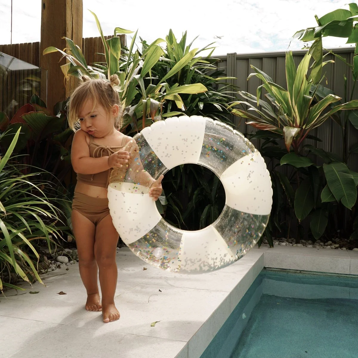 Mini Tube Pool Ring - Cotton Candy - Image 4