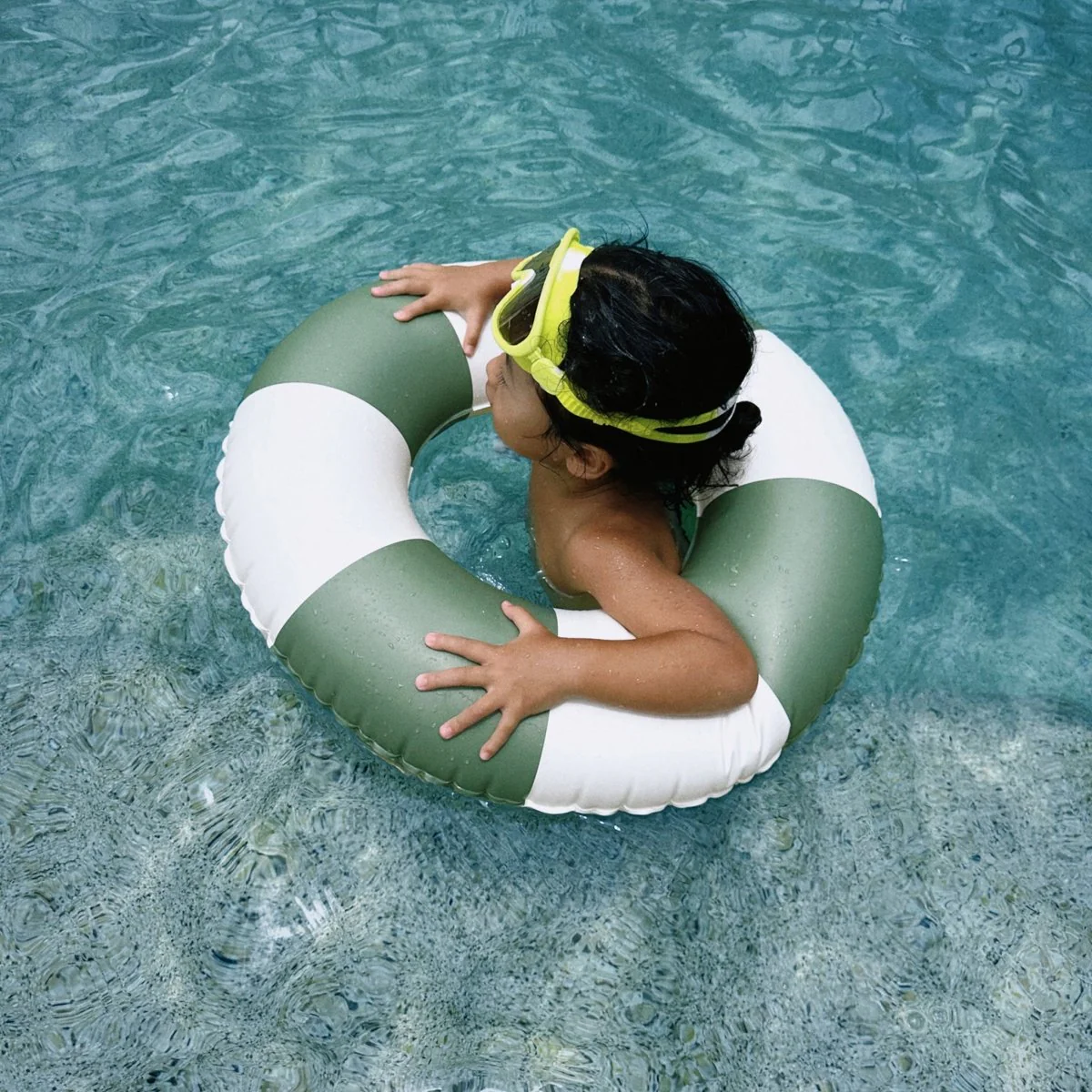 Mini Tube Pool Ring - Olive - Image 4