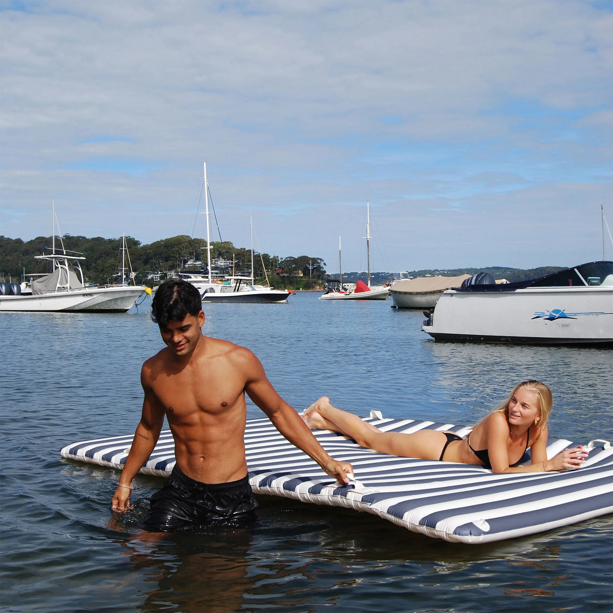 Party Pad Float - Marine Stripe - Image 2