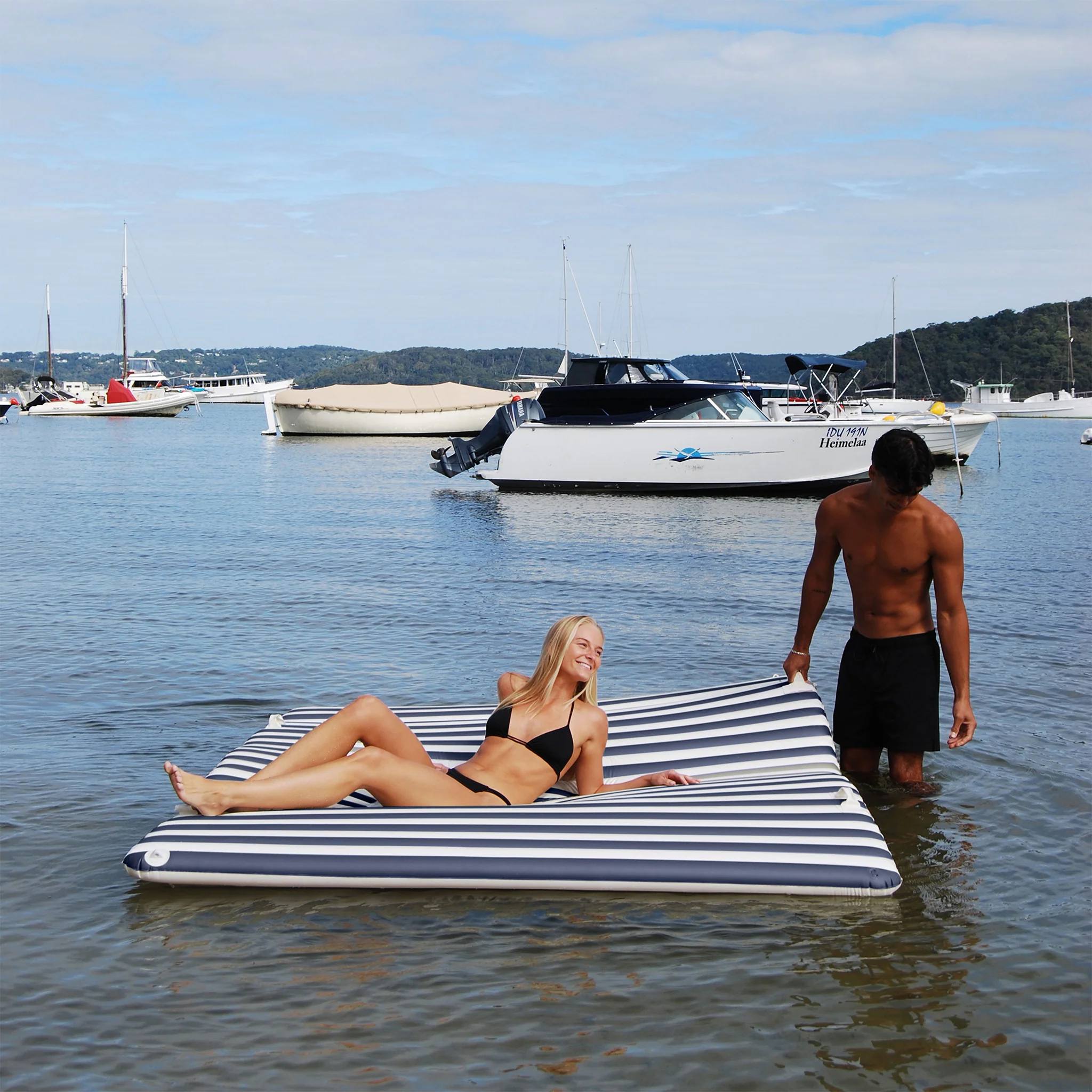 Party Pad Float - Marine Stripe - Image 3