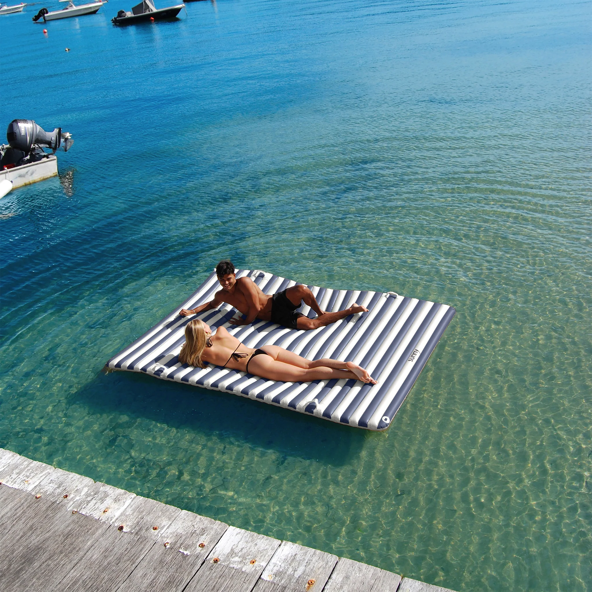 Party Pad Float - Marine Stripe - Image 4