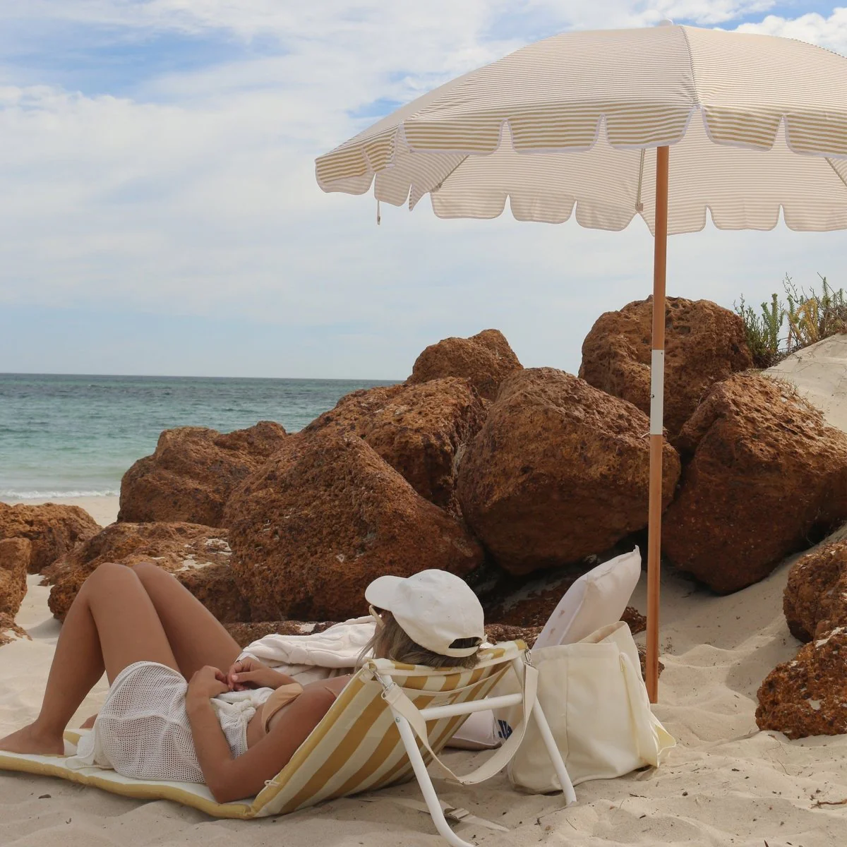 Reclining Beach Chair - Mango Bay - Image 5