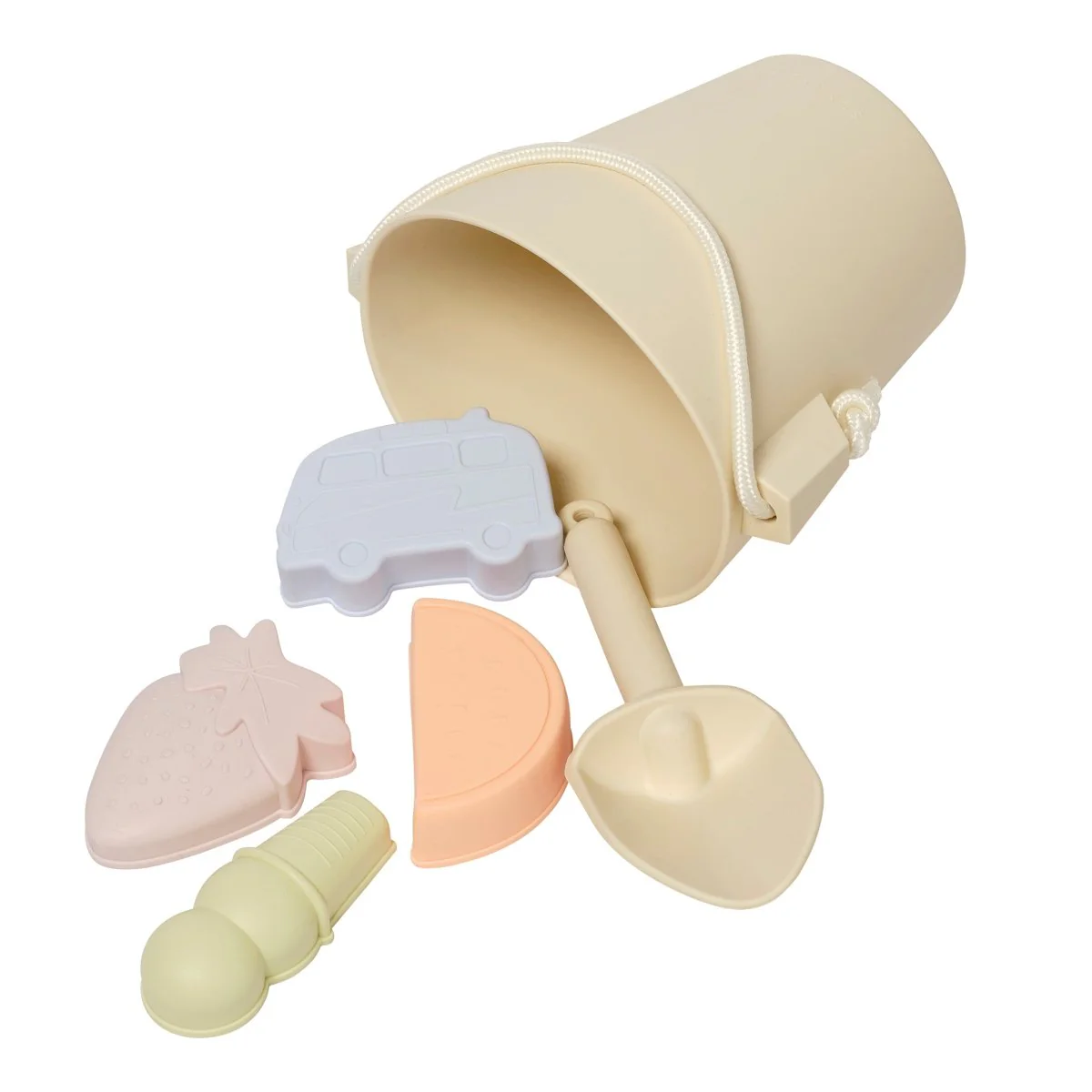Silicone Bucket & Spade Set - Apple Sorbet - Image 5