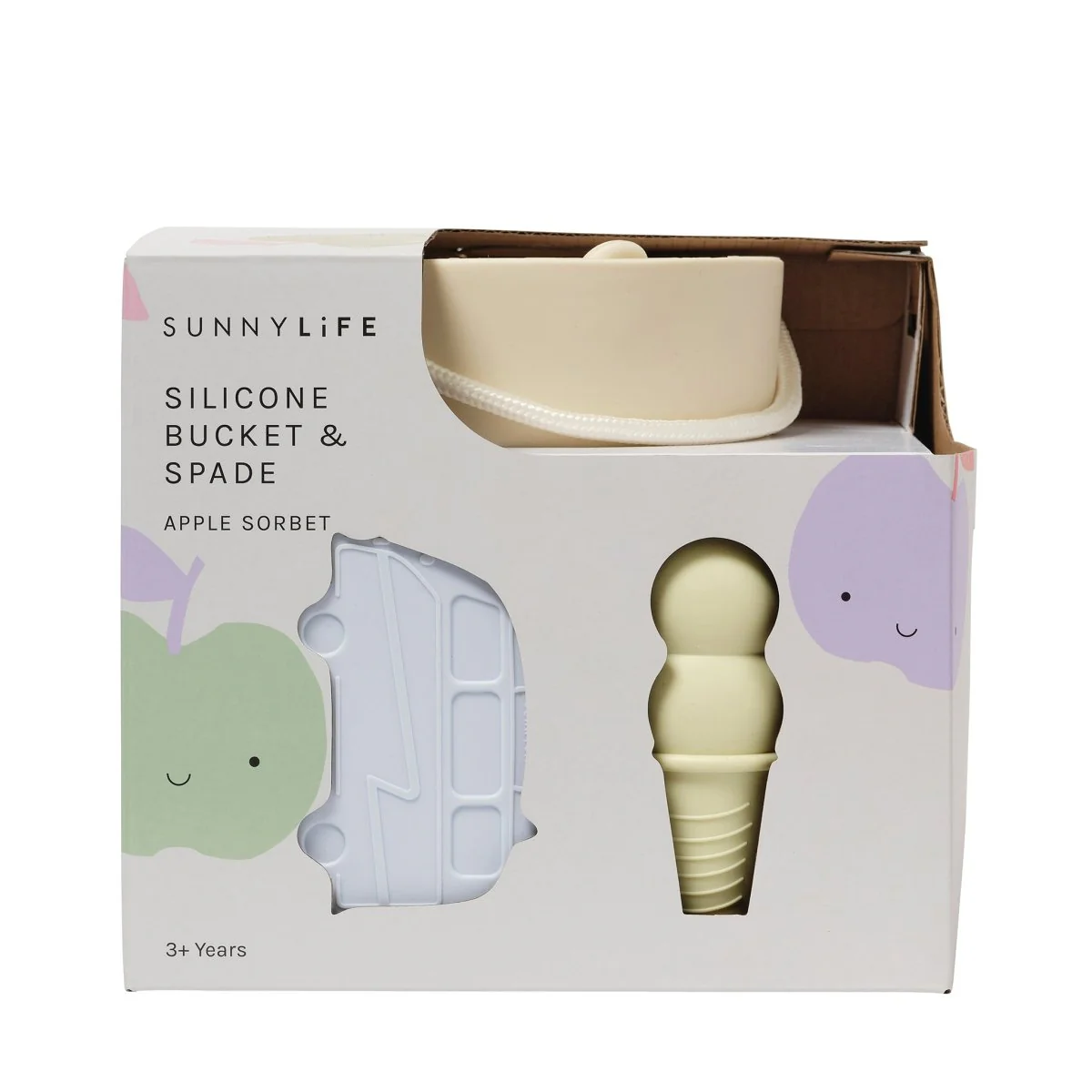 Silicone Bucket & Spade Set - Apple Sorbet - Image 7