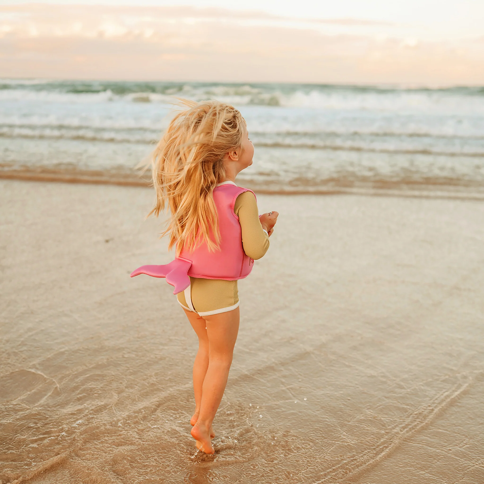 Swim Vest 2-3 - Ocean Treasure Rose - Image 5