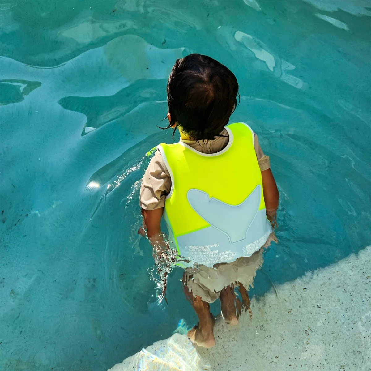 Kids Swim Vest 3-6 - Salty the Shark - Image 3