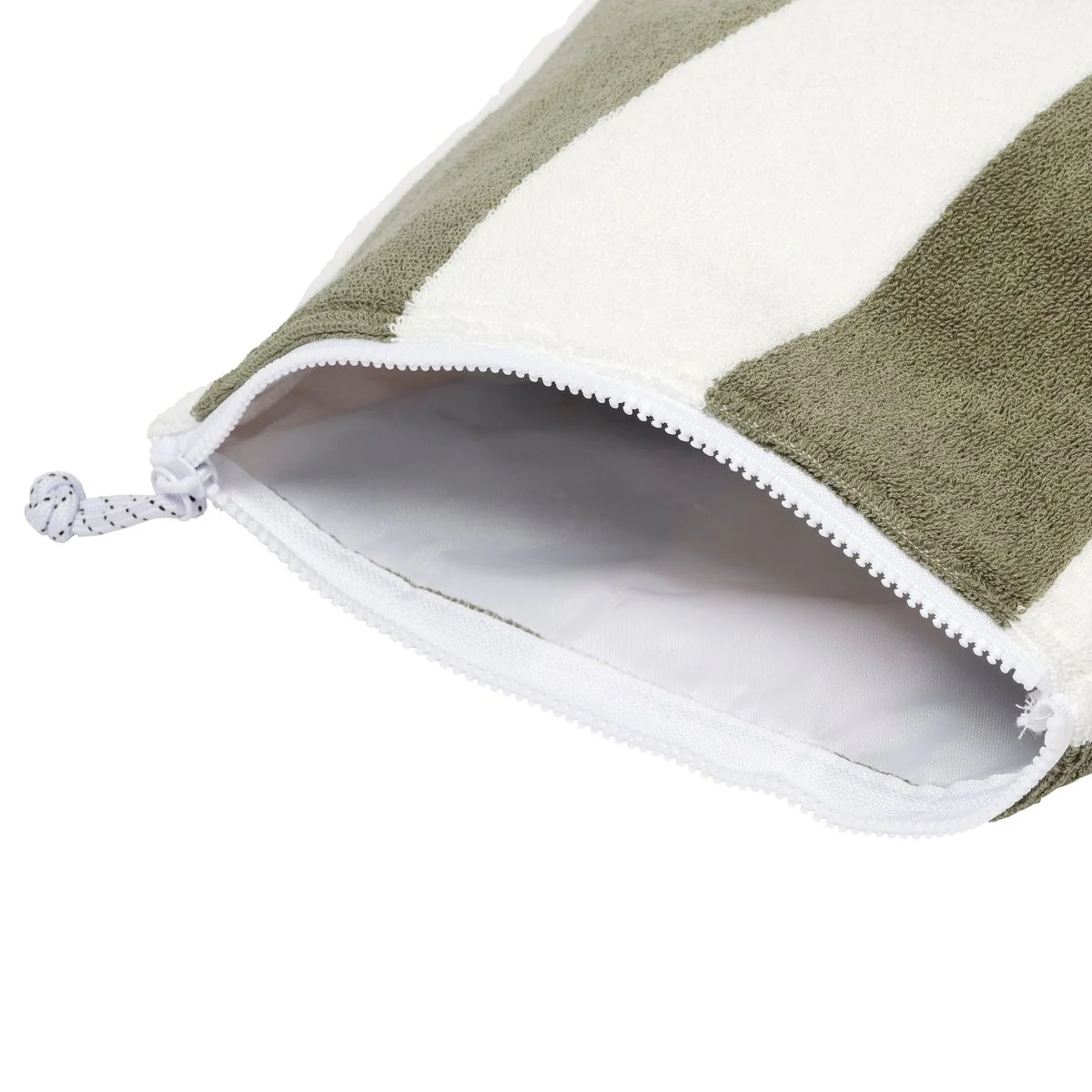 Terry Beach Pouch - Olive - Image 5